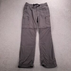 MOUNTAIN HardWear Pant Size 6 Gray Convertible‎ Straight Leg Belted 28x30